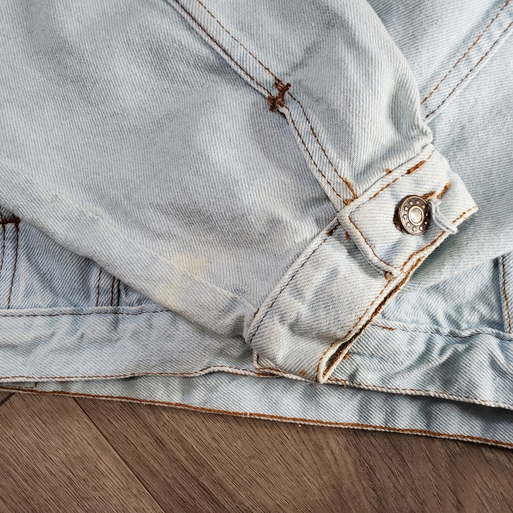Vintage Brighton Blues Lightwash Denim Trucker Jacket - Picture 4 of 7